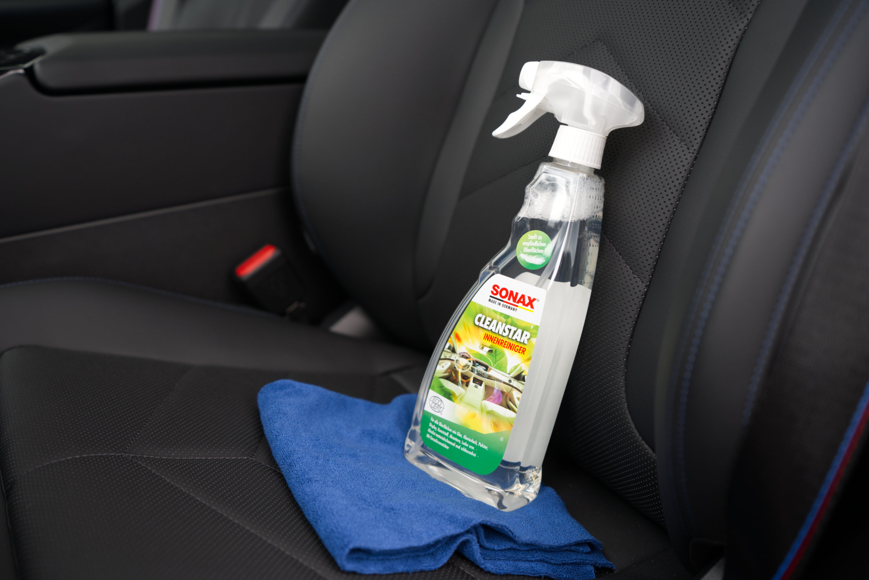 Cleanstar auf dem Mikrofasertuch